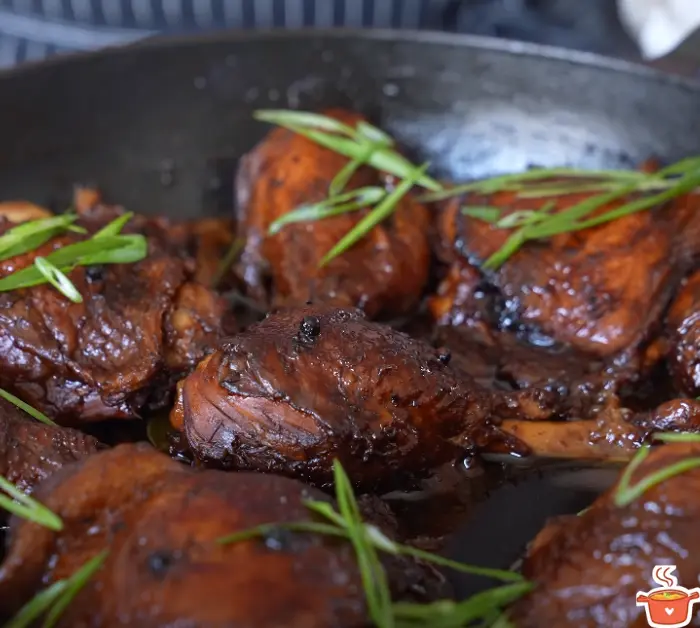 Making Adobo Chicken Recipe