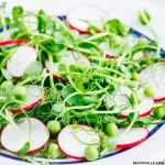 pea shoot salad